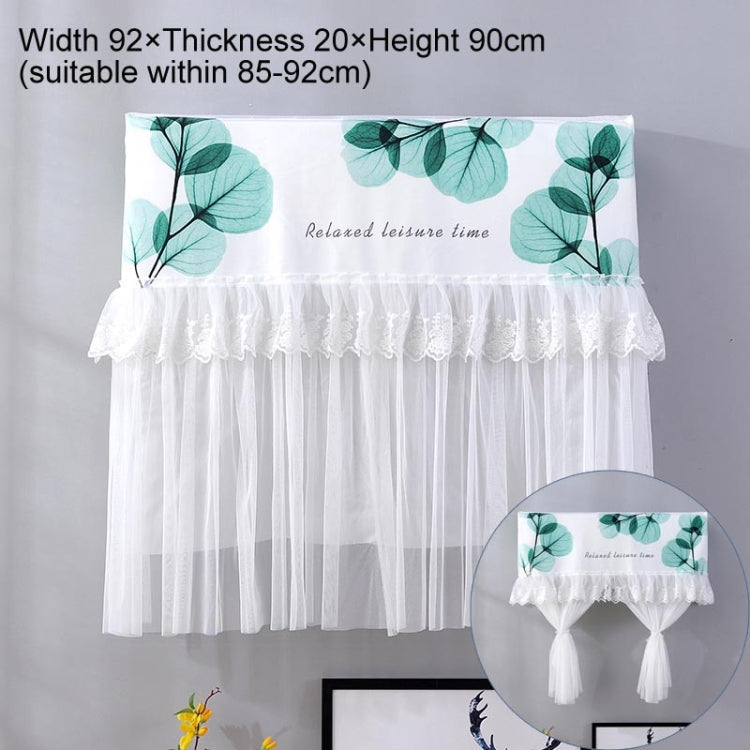 Do Not Take Dust-proof And Anti Direct Blowing Simple Wind Hanging Machine Air Conditioner Moon Cover, Size:Width 98 × Thickness 20 × Height 90cm(Round Leaf)