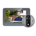 ESCAM C87 1080P 4.3 inch Smart WiFi Digital Door Viewer Supports Wide-Angle PIR & Night Vision & Dingdong Photo(White)