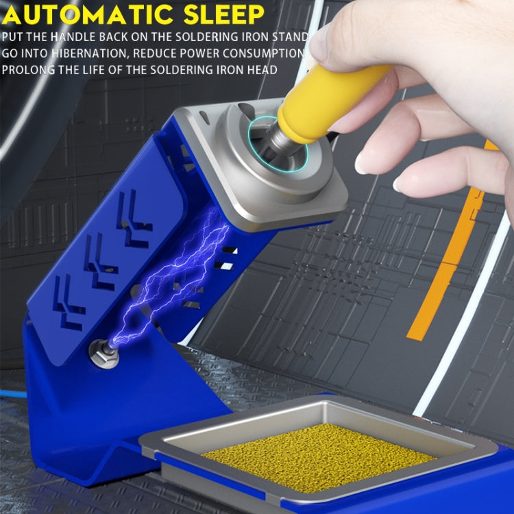 Mechanic 210MAX Dual Station Thermostatic Adjustable Digital Display Soldering Station, Plug:US