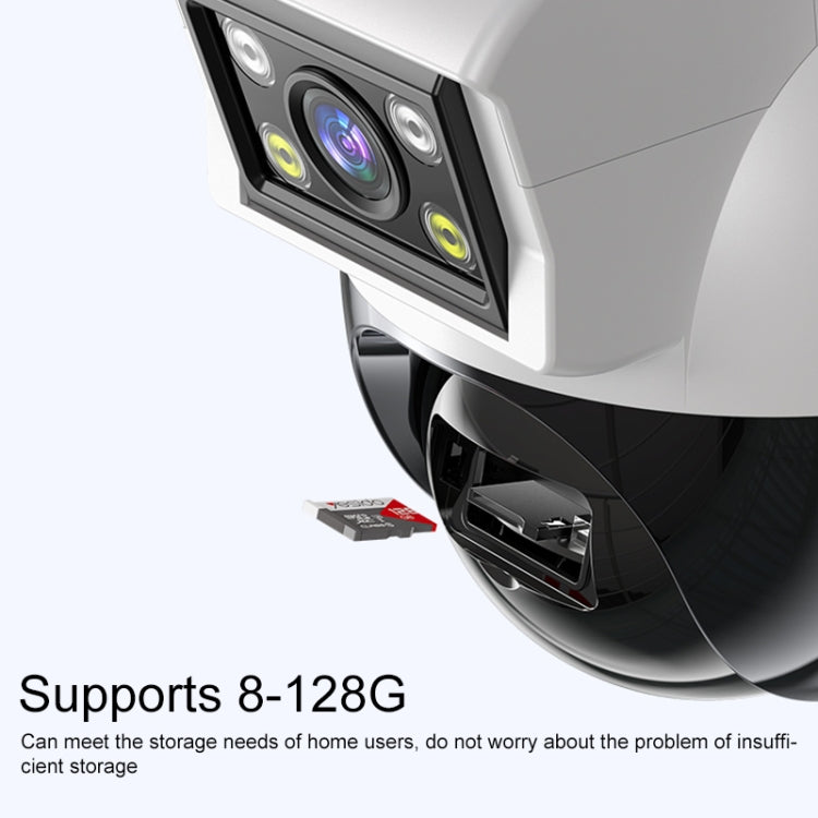 Yesido KM12 2.0MP Dual Lens Full Color HD Camera, Specification:UK Plug