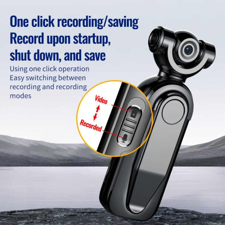 JNN C11 1080P High Definition Audio Video Recorder, Memory:128GB(Black)