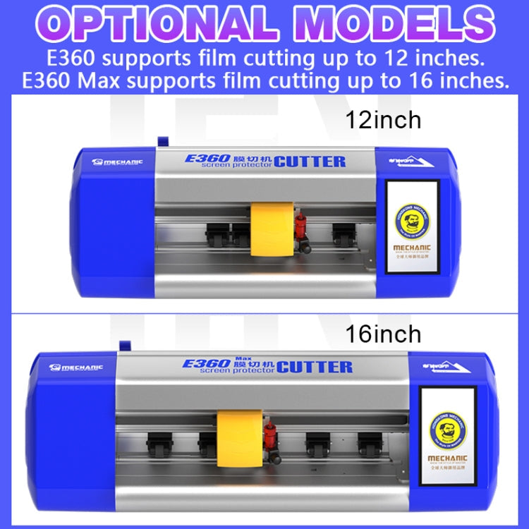 Mechanic Universal Cloud Intelligent Flexible Hydrogel Film Cutting Machine, Model:E360(EU Plug)