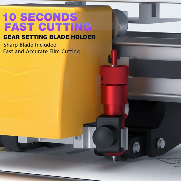 Mechanic Universal Cloud Intelligent Flexible Hydrogel Film Cutting Machine, Model:E360 Max(US Plug)