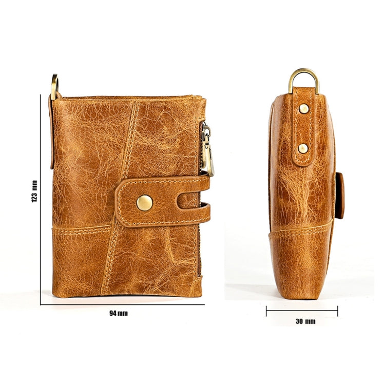 3515 Antimagnetic RFID Multi-function Leather Men Wallet with Card Holder(Coffee)