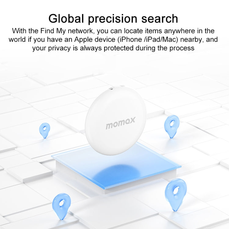 MOMAX BR7 PINPOP Wireless Location Anti-lost Device(White)