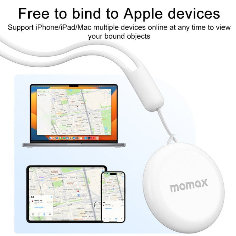 MOMAX BR7 PINPOP Wireless Location Anti-lost Device(Black)
