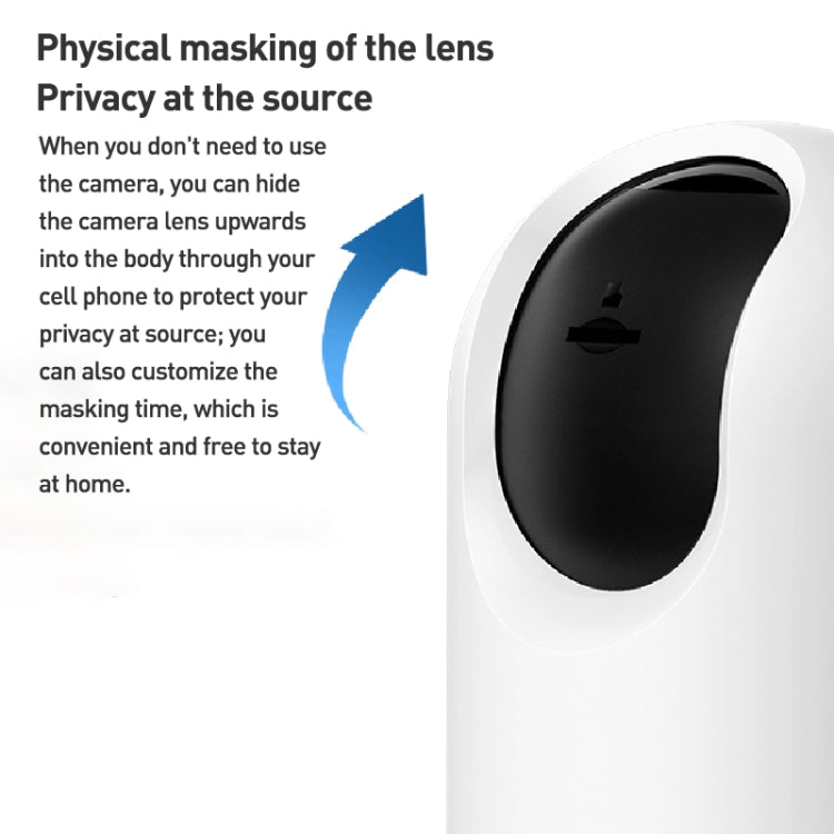 Original Xiaomi Smart Camera 3 Pro PTZ 360 Degree Panorama 350W Pixels Two-Way Voice Call, US Plug(White)