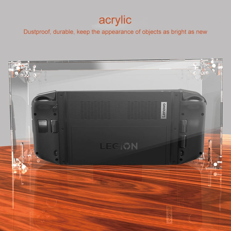 For Lenovo Legion Go  Game Console Acrylic Dust Cover(Transparent)