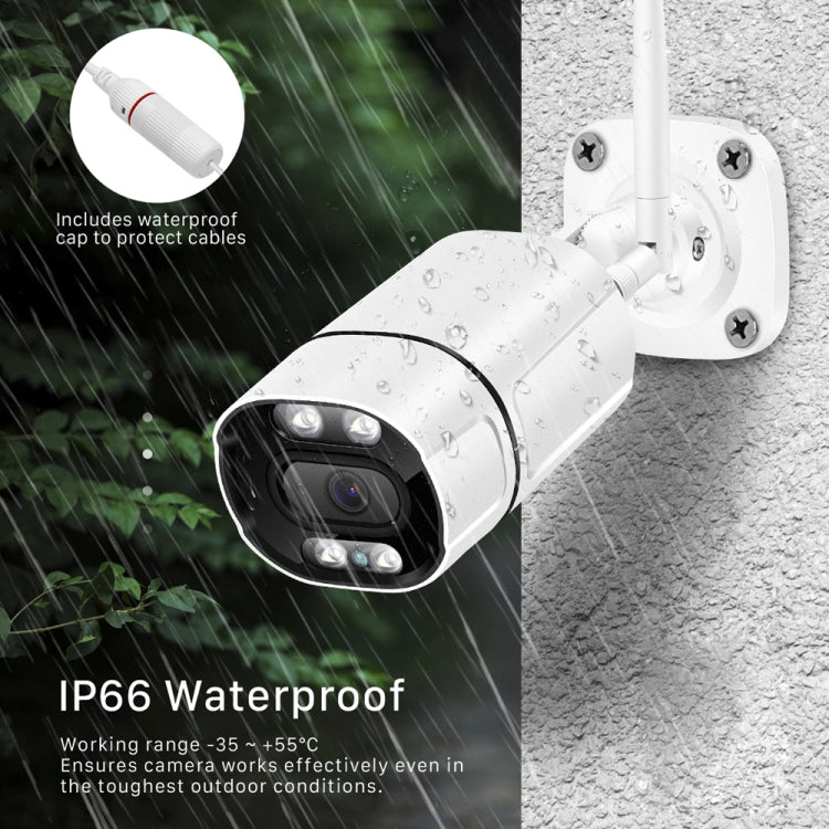 Q39 Motion Tracking Night Vision Smart Camera Supports Voice Intercom, Plug Type:EU Plug(White)