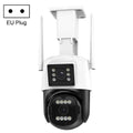 QX103 Humanoid Recognition AI Alarm WiFi Dome Dual IP Camera(EU Plug)