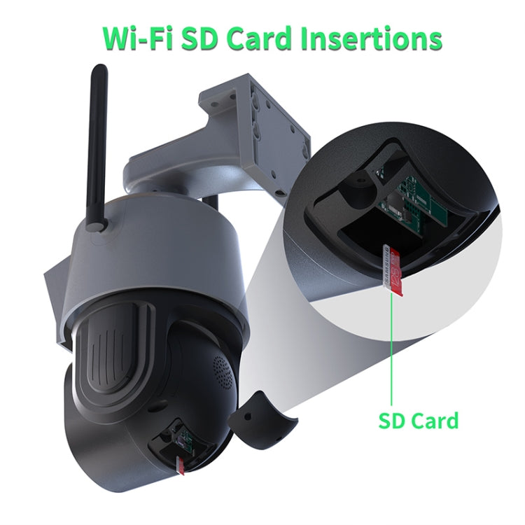 QX109 Dual Lens Smart HD Dome WiFi Camera(EU Plug)