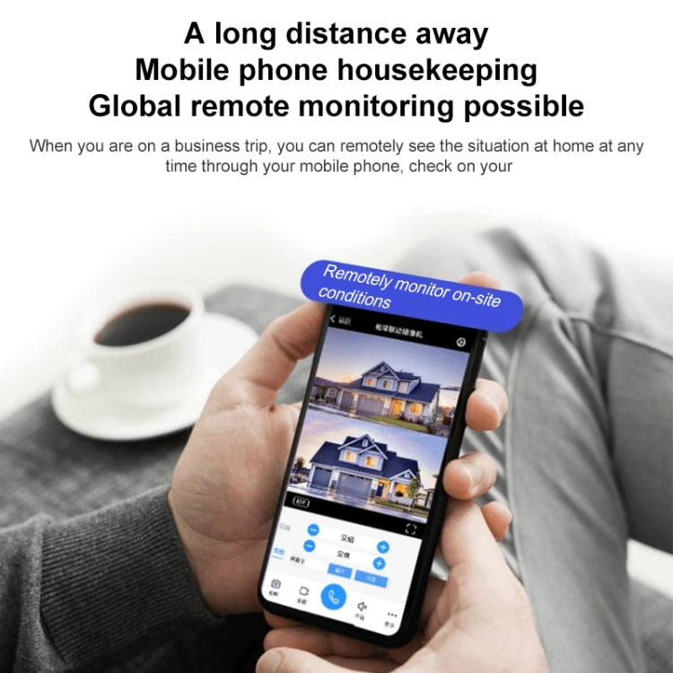 QX87 4MP WiFi Dual Camera Supports Two-way Voice Intercom & Humanoid Detection(AU Plug)