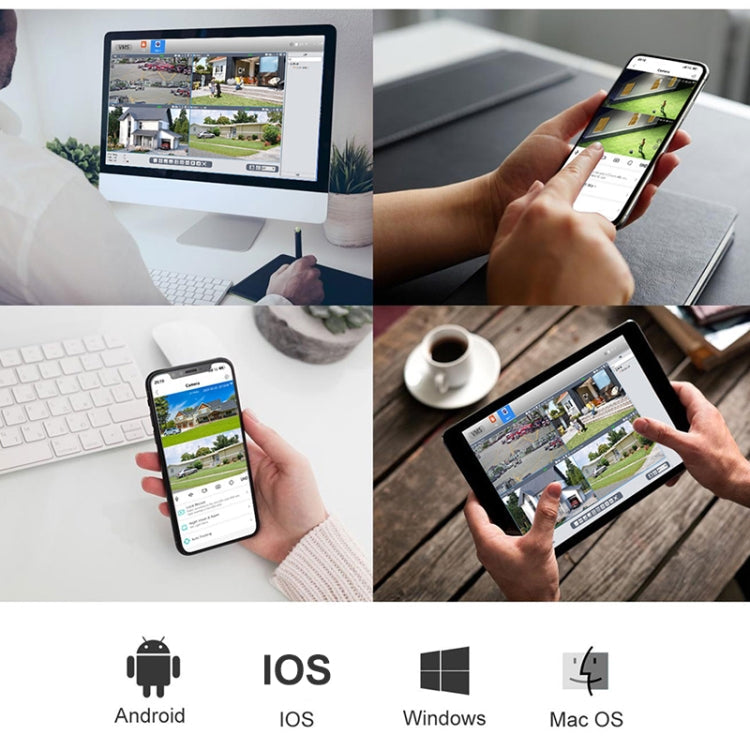 QX101 6MP WiFi Dual Camera Supports Two-way Voice Intercom & Infrared Night Vision(AU Plug)
