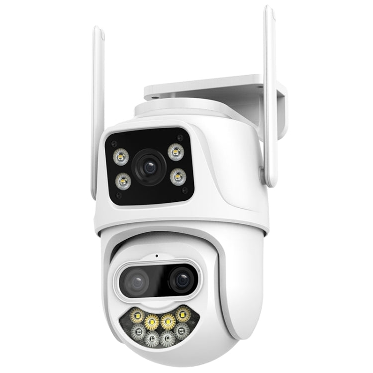 QX102 3MP WiFi Triple Camera Supports Two-way Voice Intercom & Infrared Night Vision(US Plug)