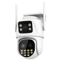 QX104 3MP WiFi Triple Camera Supports Human Face Recognition & AI Alarm(EU Plug)