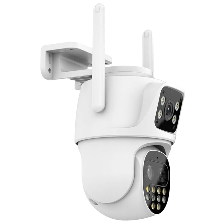 QX104 3MP WiFi Triple Camera Supports Human Face Recognition & AI Alarm(US Plug)