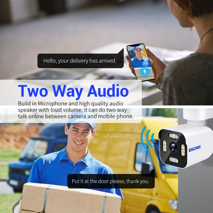 ESCAM PT303 3MP HD Motion Detection APP Control Pan & Tilt WiFi IP Camera(EU Plug)