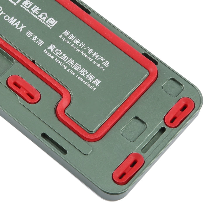 For iPhone 13 Pro Max LCD Screen Frame Vacuum Heating Glue Removal Mold with Holder