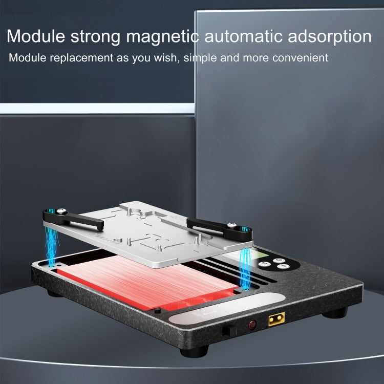 i2C T18 LCD Display PCB Motherboard Layered Desoldering Station With Glue Removal Module, US Plug