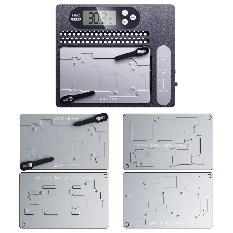 i2C T18 LCD Display PCB Motherboard Layered Desoldering Station For iPhone X-15 Pro Max, US Plug