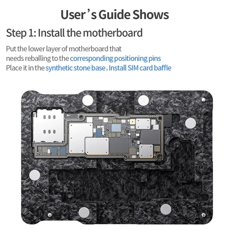 Qianli Magnetic Middle Layer BGA Reballing Platform For iPhone 15 Series