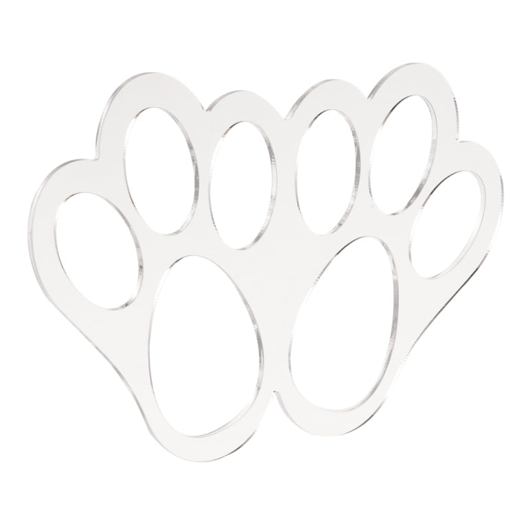 Acrylic Easter Bunny Footprint Template, Style:Dual Footprint