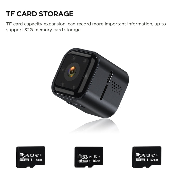 AS03 Outdoor HD Mini Infrared Night Vision Smart Camera(Black)