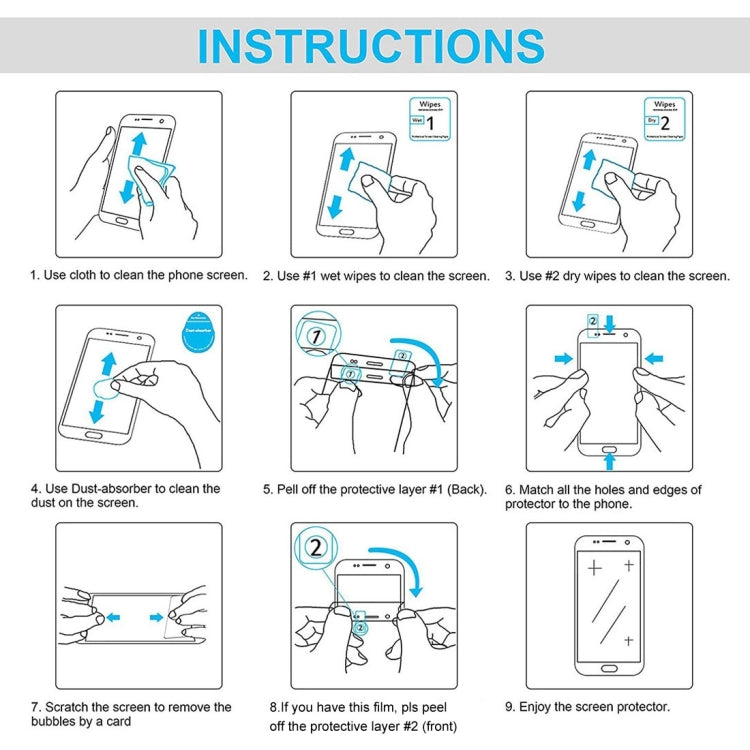 For MSI Claw 7 inch Game Console 9H 0.3mm Explosion-proof Tempered Glass Film