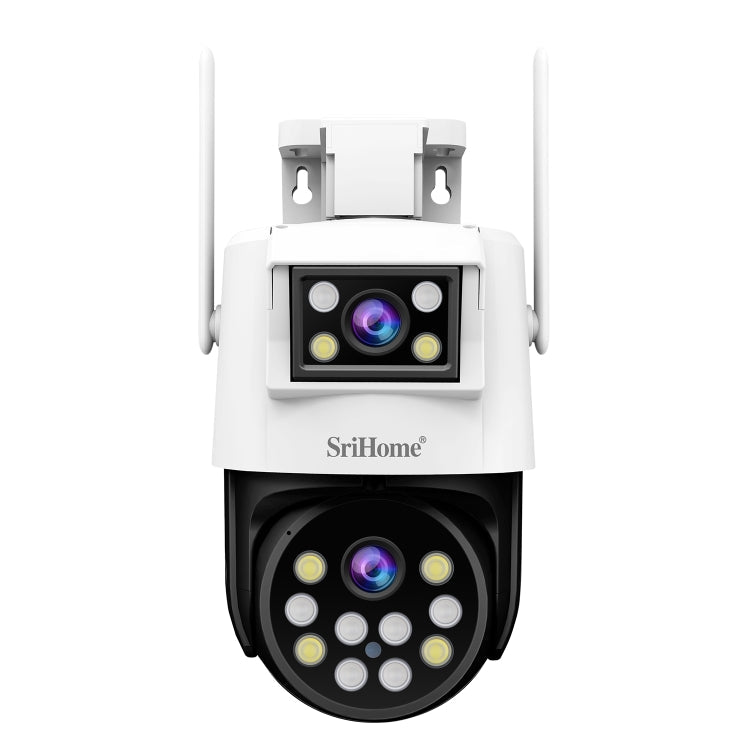 SriHome SH048 2MP + 2MP Humanoid Tracking Smart Night Vision Dual Lens IP Camera(EU Plug)