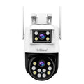 SriHome SH048 2MP + 2MP Humanoid Tracking Smart Night Vision Dual Lens IP Camera(US Plug)