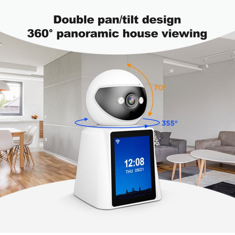 Srihome SH053 4MP 2.8 inch IPS Screen Smart Video Calling IP Camera Baby Monitor(EU Plug)