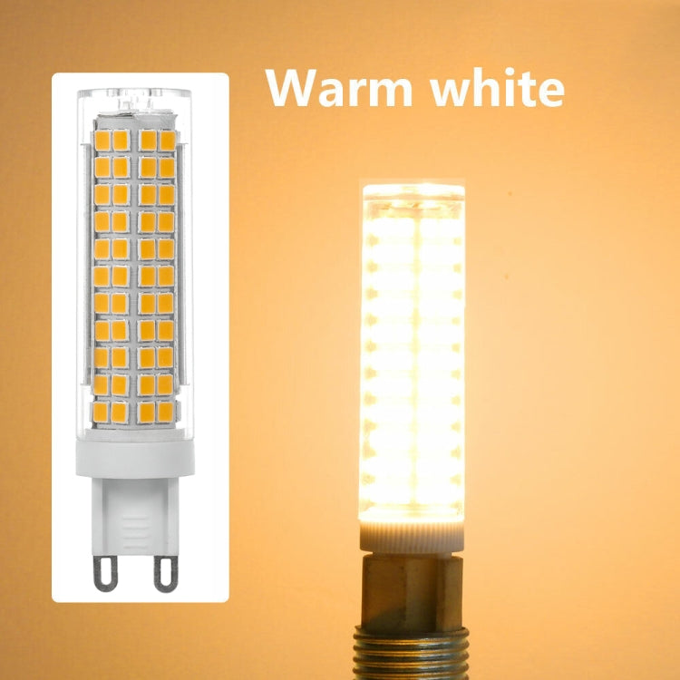G9 15W 136 LEDs SMD 2835 Dimmable Corn Light Bulb, AC 220V(Warm White Light)