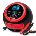 FOXSUR 20A 12V 24V Car / Motorcycle Smart Battery Charger, Plug Type:US Plug(Red)