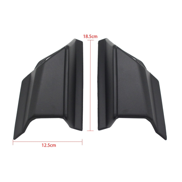 For Honda ADV160 2019-2023 Motorcycle Winglet Aerodynamic Wing Kit Spoiler(Carbon Fiber Texture)