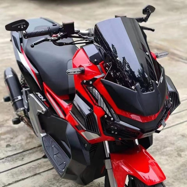 For Honda ADV160 2019-2023 Motorcycle Winglet Aerodynamic Wing Kit Spoiler(Carbon Fiber Texture)