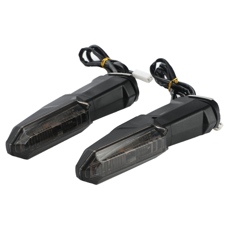 For Kawasaki Versys 650 Z1000R Motorcycles LED Turn Signal Light(Black)
