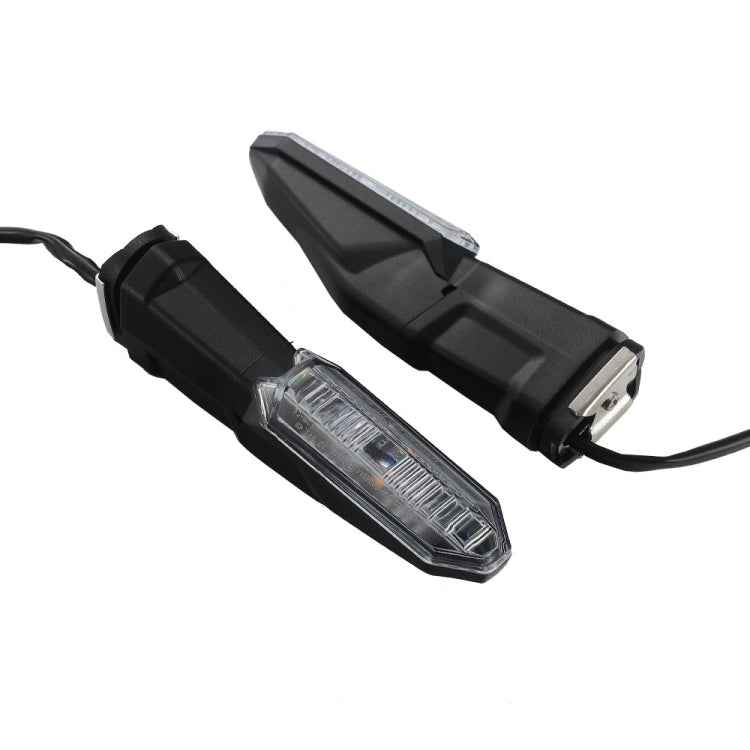 For Kawasaki Versys 650 Z1000R Motorcycles LED Turn Signal Light(Black)