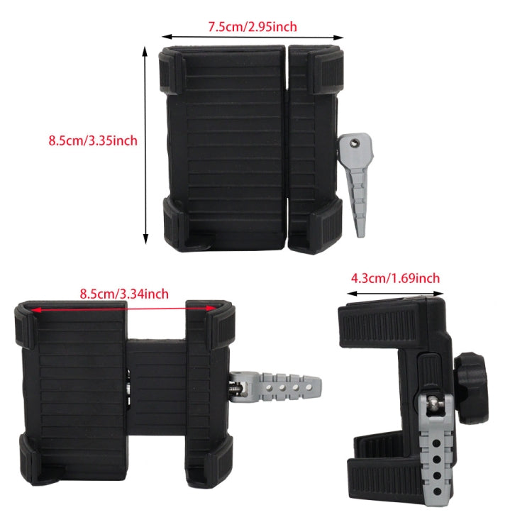 For Honda Gold Wing GL1800 F6B 2018-2024 Motorcycle Phone Navigation Holder(Black)