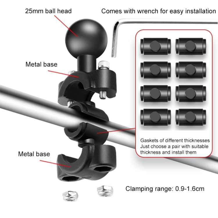 Motorcycle Clamps Handlebar Fixed Mount 10 in 1 Crabs Selfie Stick