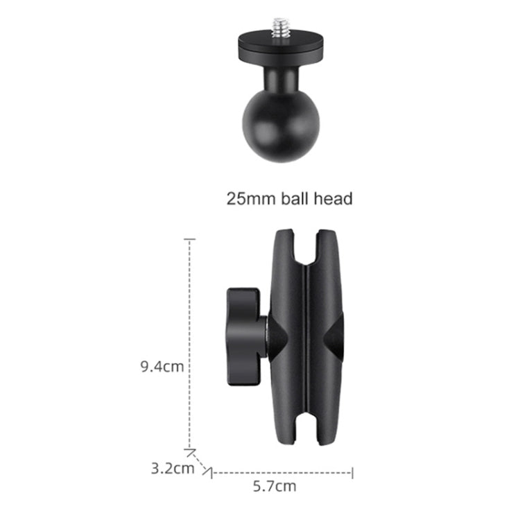 Motorcycle Clamps Handlebar Fixed Mount 3 in 1 U-Type Mount Selfie Stick
