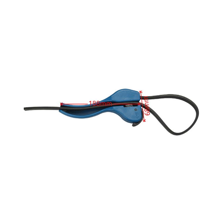 8 inch Car Repair Tool Multi-purpose Belt Wrench(Blue)