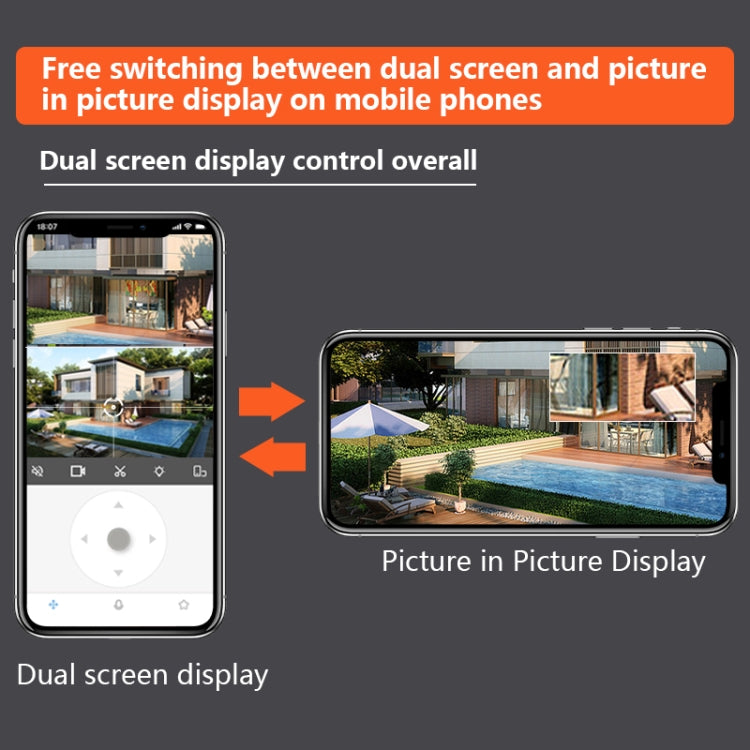 Q820 6MP 10X Binocular Zoom Dual Light Source Outdoor IP67 Waterproof WiFi Camera(AU Plug)
