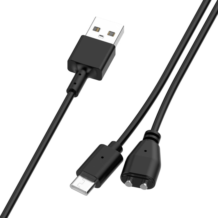 For Delupe / Yawpet Dog Pet Training Device Magnetic Charging Cable, Length: 1m(Black)