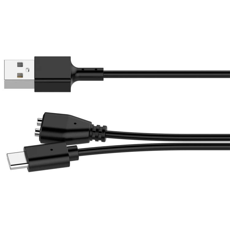For Delupe / Yawpet Dog Pet Training Device Magnetic Charging Cable, Length: 1m(Black)
