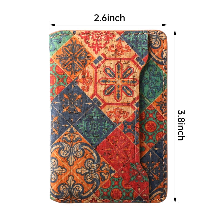 Four Seasons Flower Card Bag Mobile Phone Back Sticker(Flower 01)