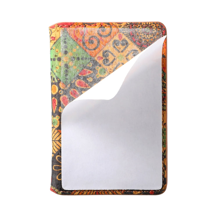 Four Seasons Flower Card Bag Mobile Phone Back Sticker(Flower 04)