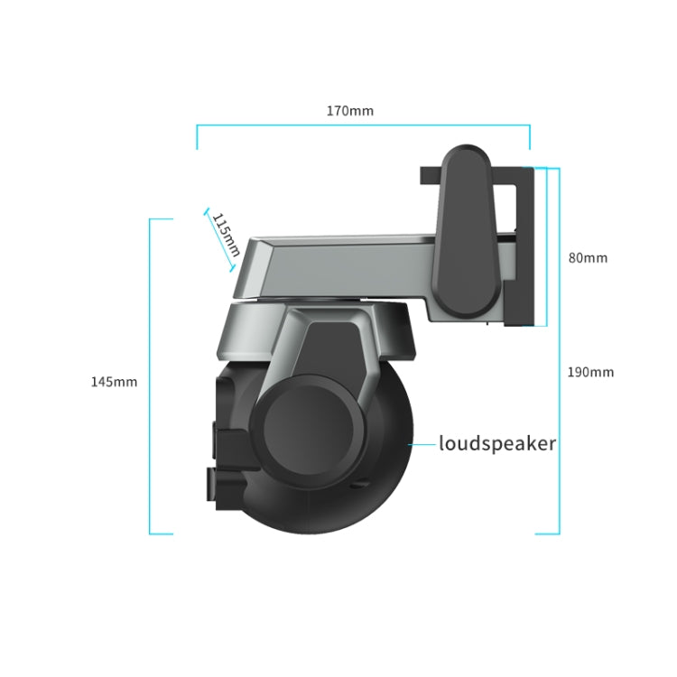 CF-Q812ES 5MP Two-way Voice Outdoor IP66 Waterproof WiFi Camera, Plug Type:UK Plug(Grey)