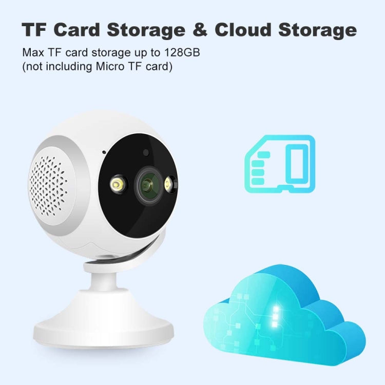 CM-I310M 3MP 180 Degree Panoramic Smart PTZ WiFi Surveillance Camera, AU Plug(White)