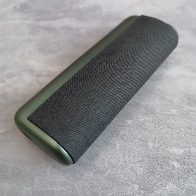 For IQOS ILUMA Prime/i Prime Solid Color Fabric Electronic Cigarette Protective Case(Black)