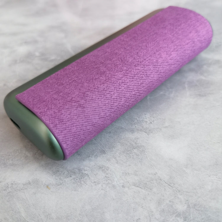 For IQOS ILUMA Prime/i Prime Solid Color Fabric Electronic Cigarette Protective Case(Purple)